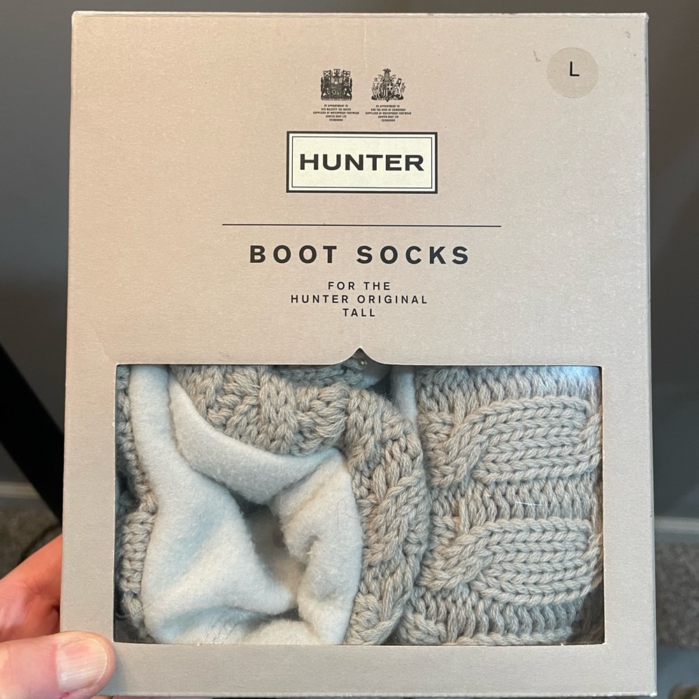 Hunter Boot Socks - Khaki color
